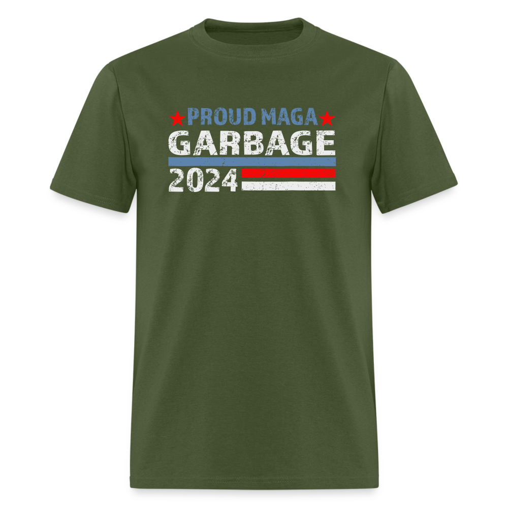 Proud MAGA Garbage 2024 Classic T-Shirt - military green