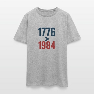 1776 > 1984 Men's T-Shirt - heather gray