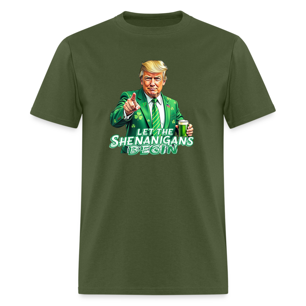 Let The Shenanigans Begin Classic T-Shirt - military green