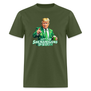 Let The Shenanigans Begin Classic T-Shirt - military green