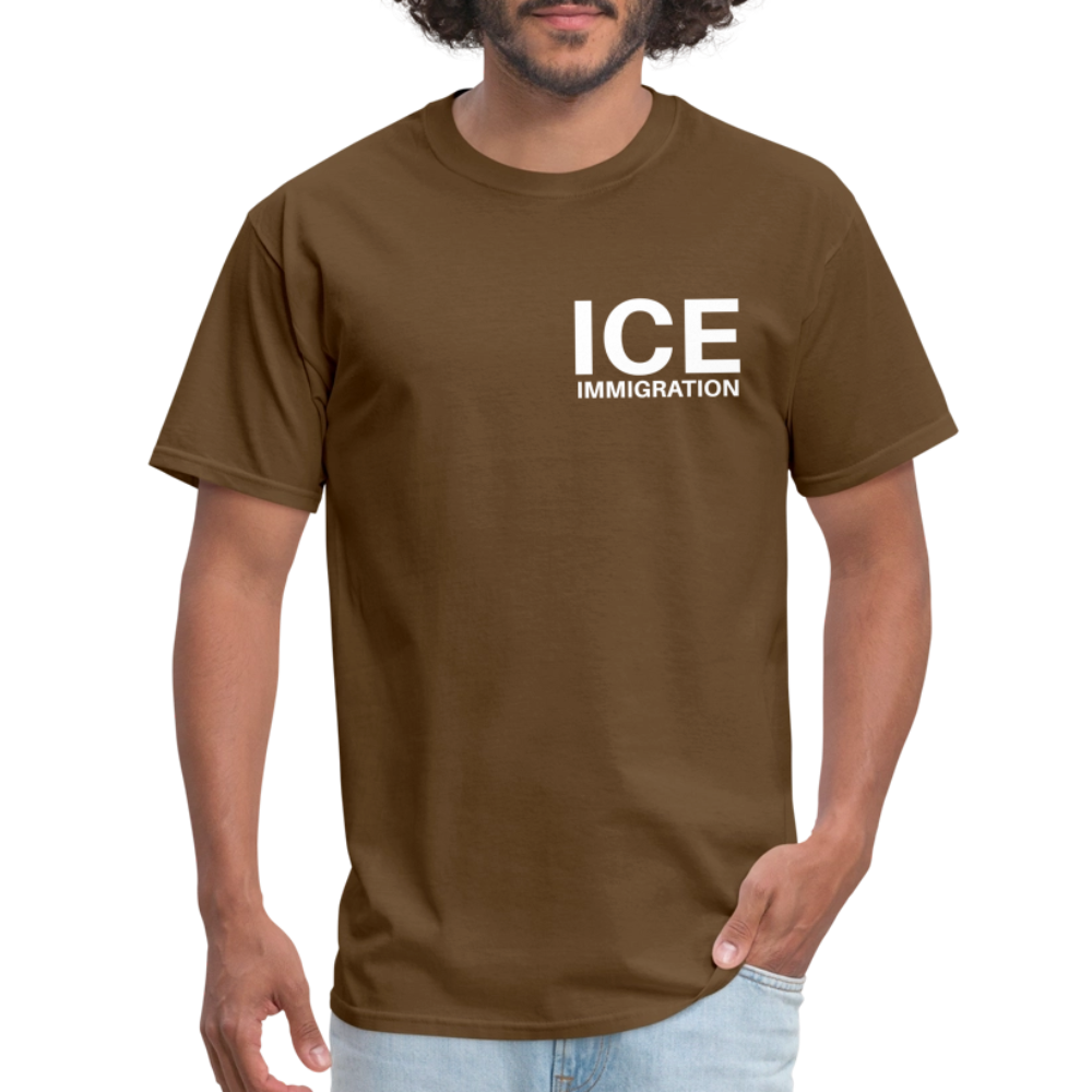 ICE Immigration Unisex Classic T-Shirt - brown