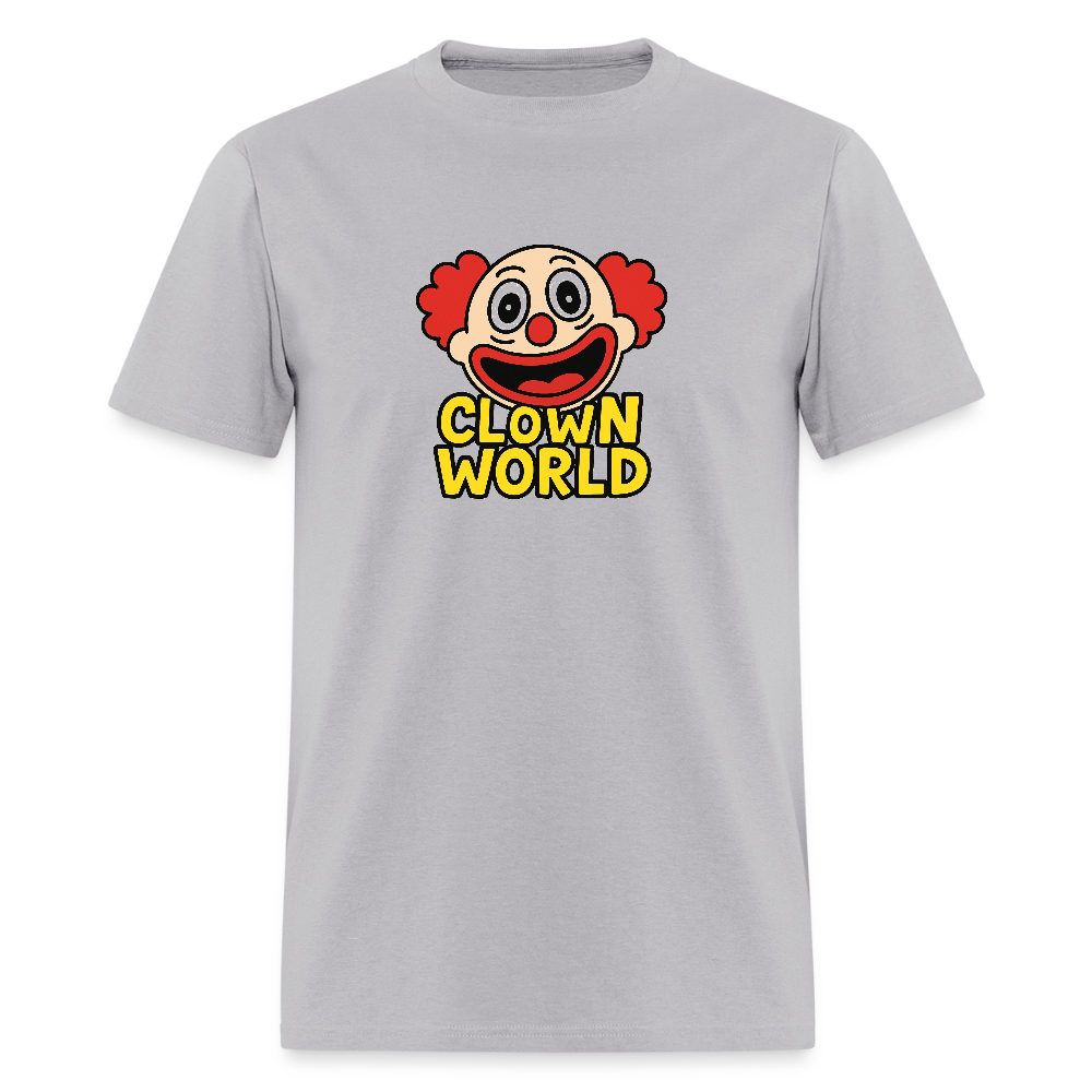 Clown World Funny Rebrand Men's T-Shirt - gravel 