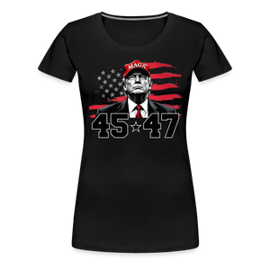 45 47 Trump Women’s Premium T-Shirt - black