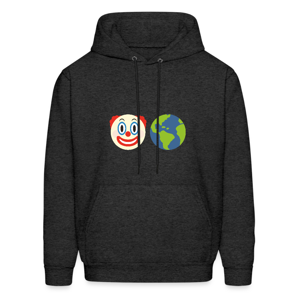 Clown World Men's Hoodie - charcoal grey