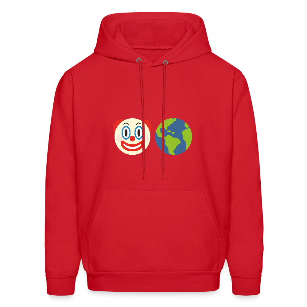 Clown World Men's Hoodie - red