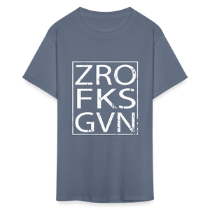 Zero Fucks Given Unisex Classic T-Shirt - denim