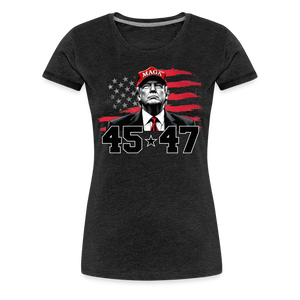 45 47 Trump Women’s Premium T-Shirt - charcoal grey