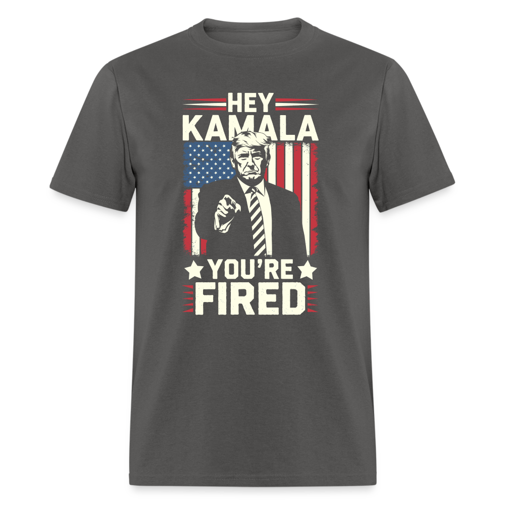 Hey Kamala, Your Fired Unisex Classic T-Shirt - charcoal