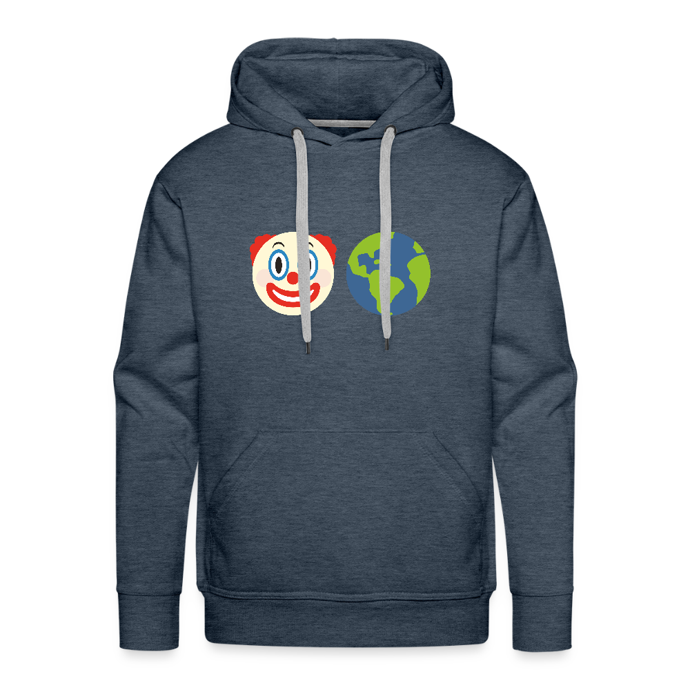 Clown World Men’s Premium Hoodie - heather denim