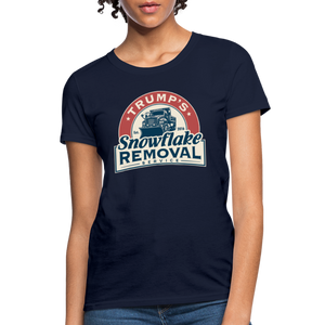 Trump's Snowflake Removal Service Women's T-Shirt - navy