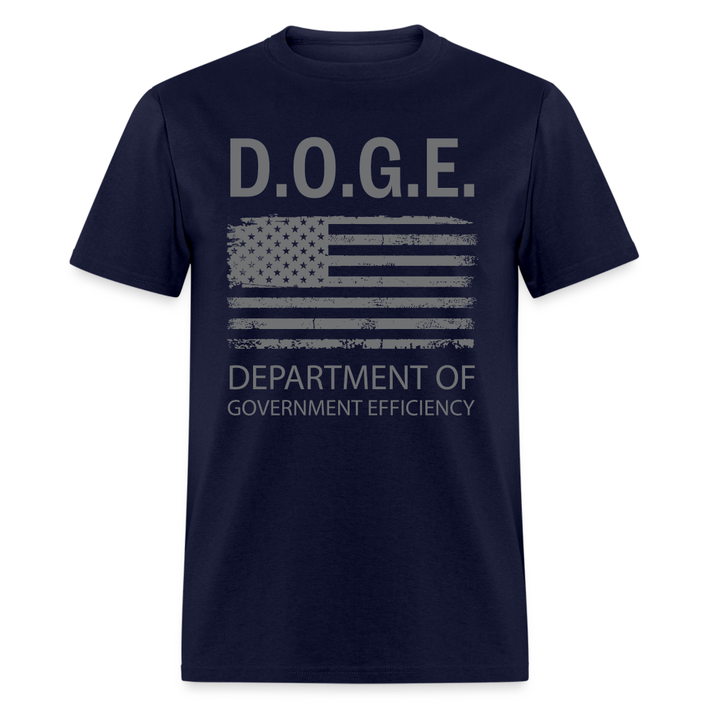 DOGE, Department of Government Efficiency Unisex Classic T-Shirt - navy