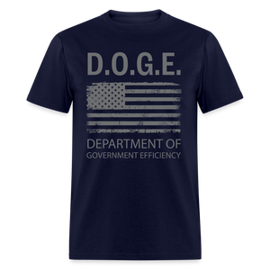 DOGE, Department of Government Efficiency Unisex Classic T-Shirt - navy