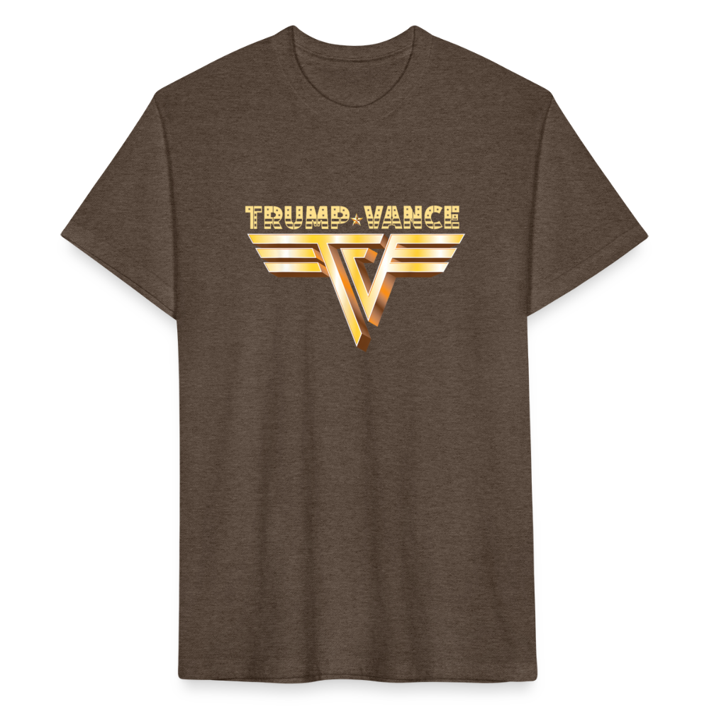 Trump/Vance Fitted Cotton/Poly T-Shirt by Next Level - heather espresso