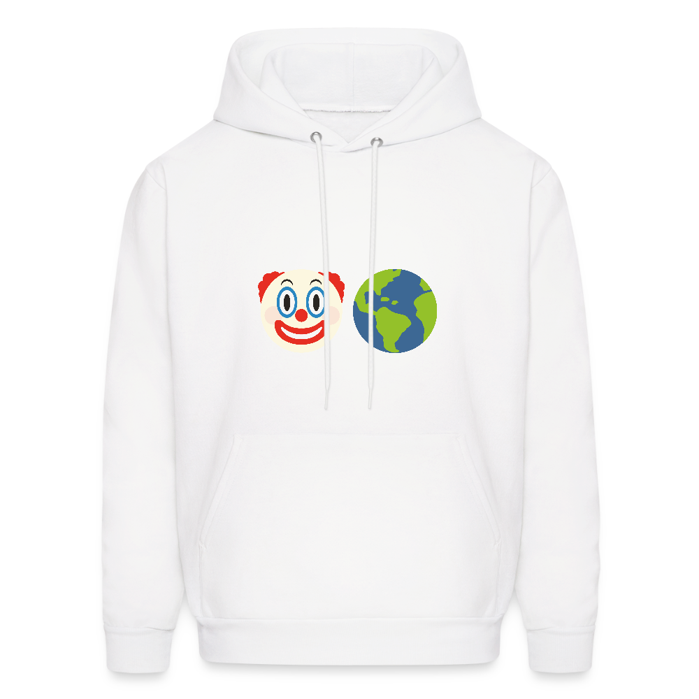 Clown World Men's Hoodie - white