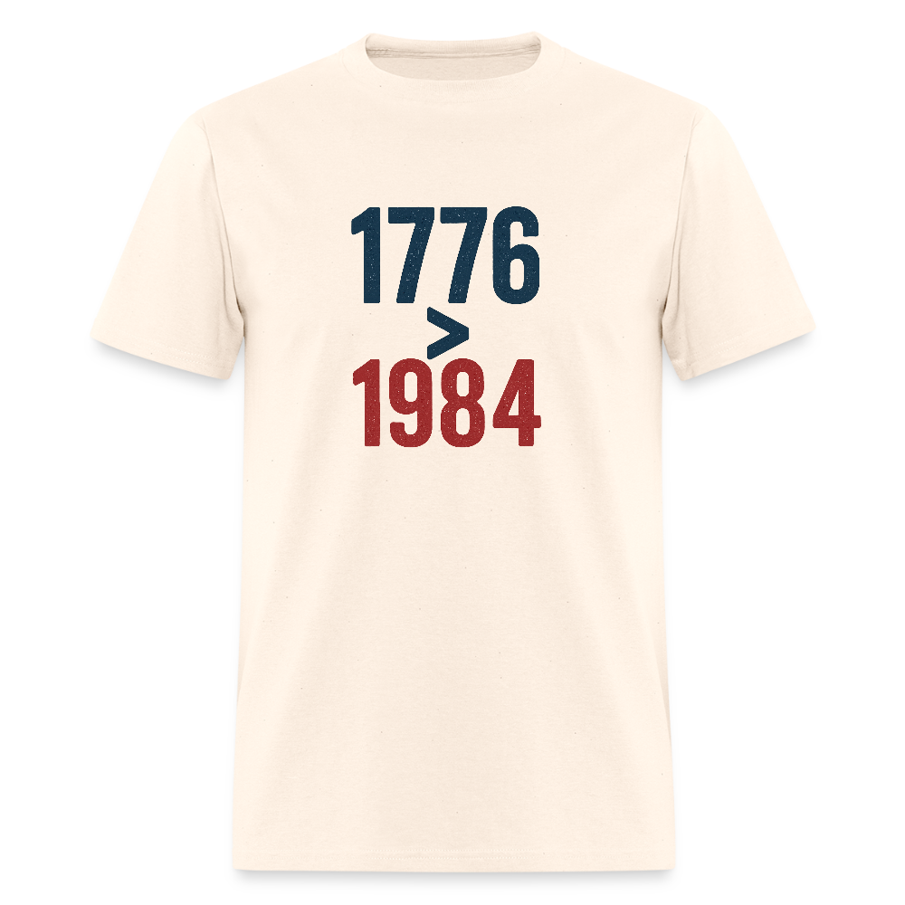 1776 > 1984 Men's T-Shirt - natural