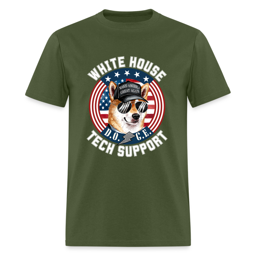 DOGE - 	 White House Tech Support Unisex Classic T-Shirt - military green