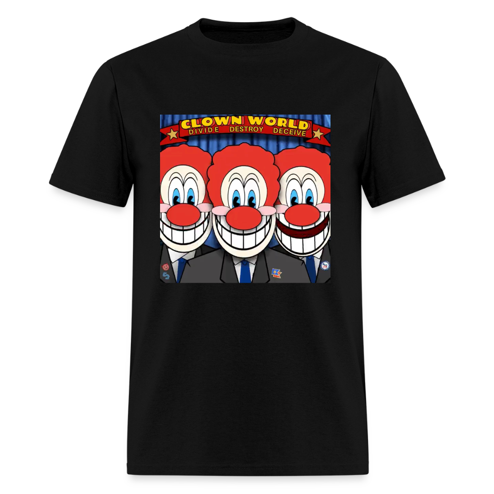 Clown World Divide Destroy Deceive Men's Classic T-shirt - black