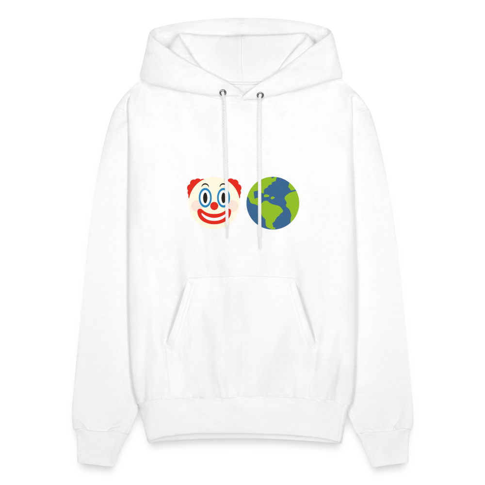 Clown World Men's Hoodie - white