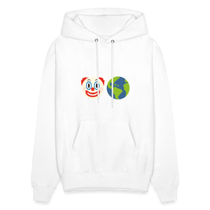 Clown World Men's Hoodie - white