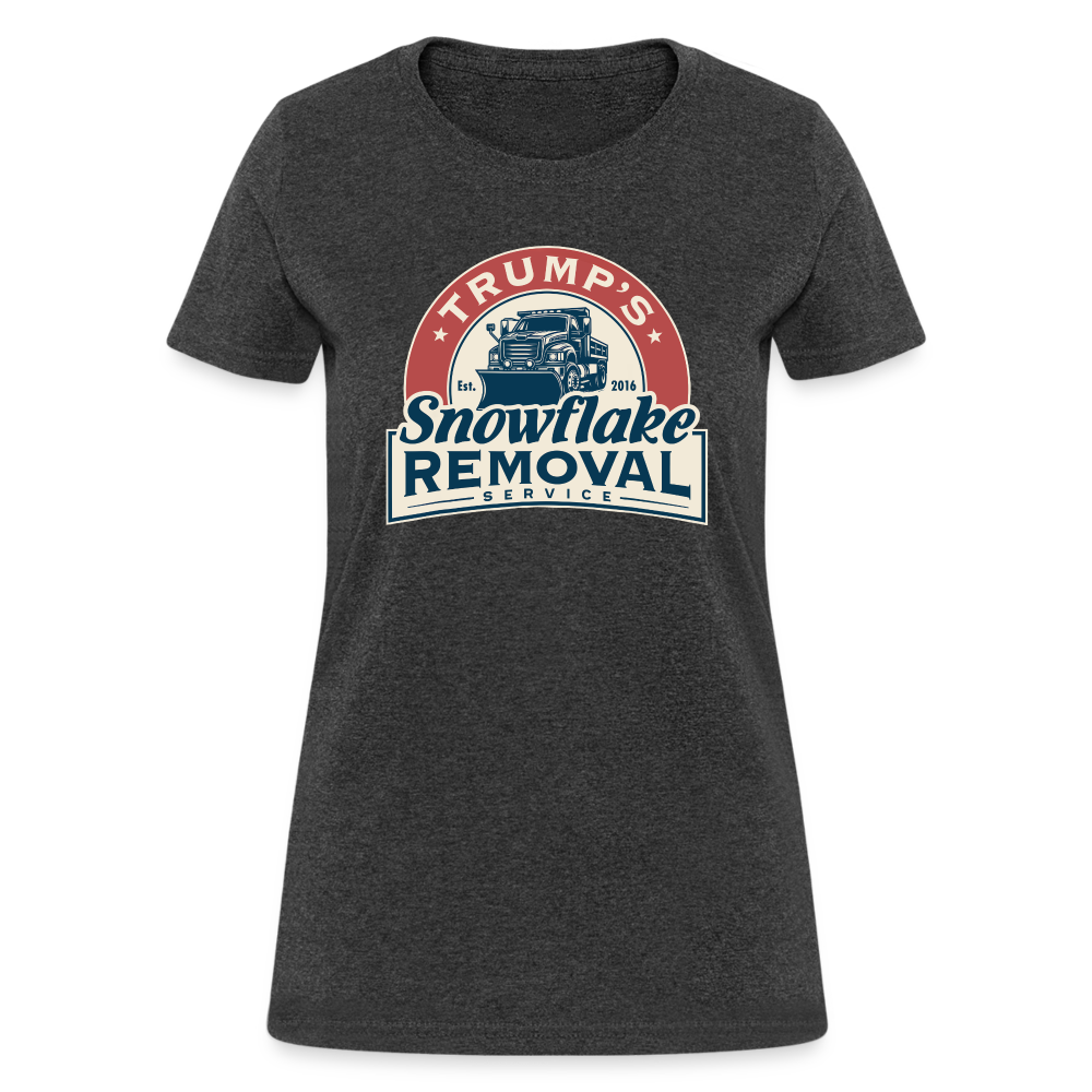 Trump's Snowflake Removal Service Women's T-Shirt - heather black