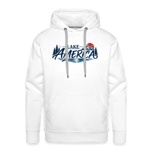 Lake America Men’s Premium Hoodie - white