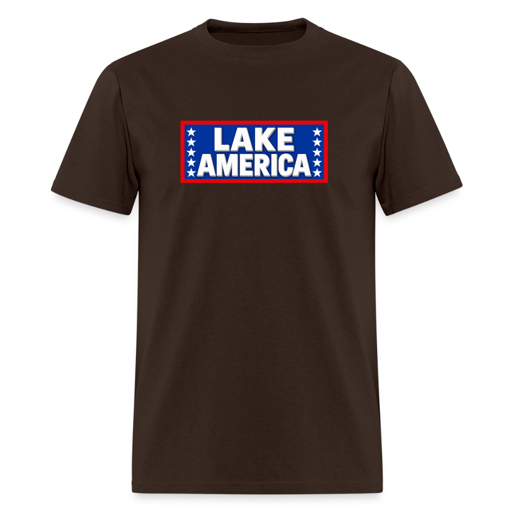 Lake America T-Shirt Men's T-Shirt - brown