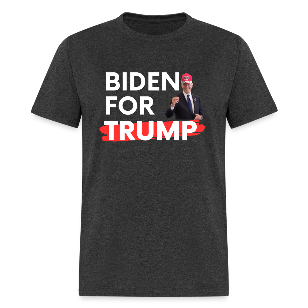 Biden For Trump Funny Classic T-Shirt - heather black