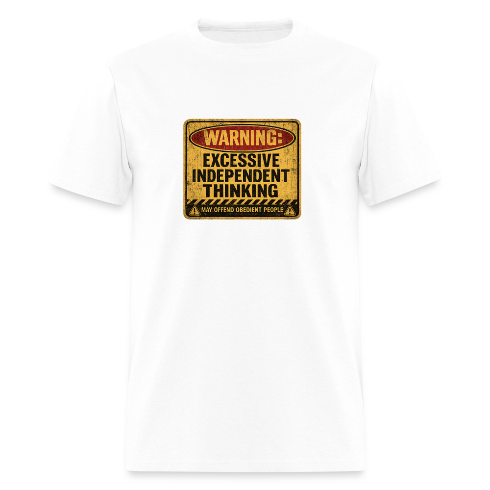 May Offend Obedient People Men's T-Shirt - white