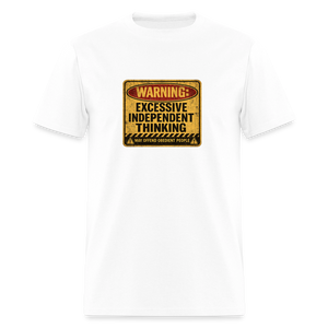 May Offend Obedient People Men's T-Shirt - white