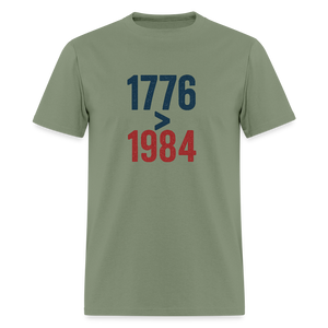 1776 > 1984 Men's T-Shirt - military green