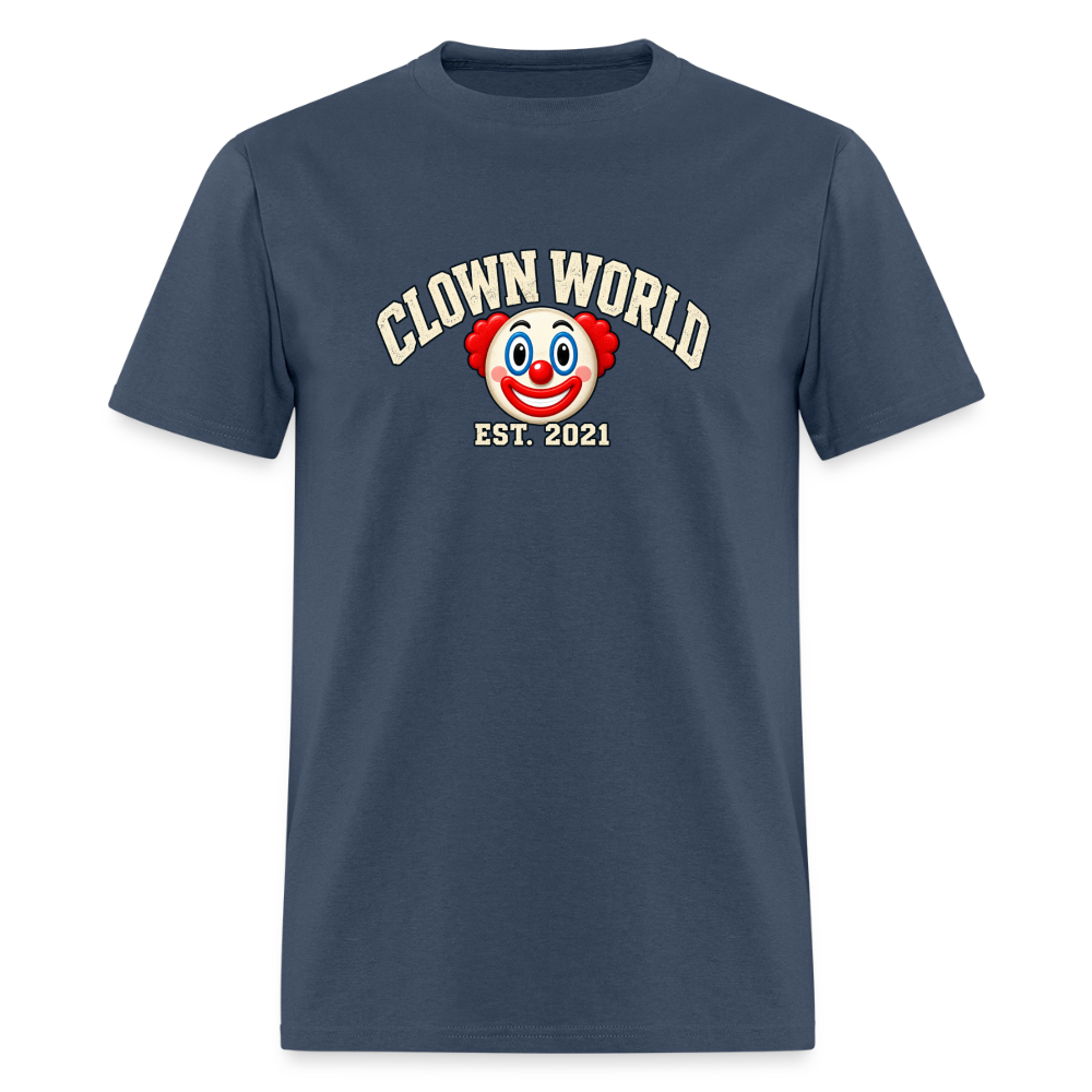 Clown World Est. 2021 Classic T-Shirt -  blue dusk