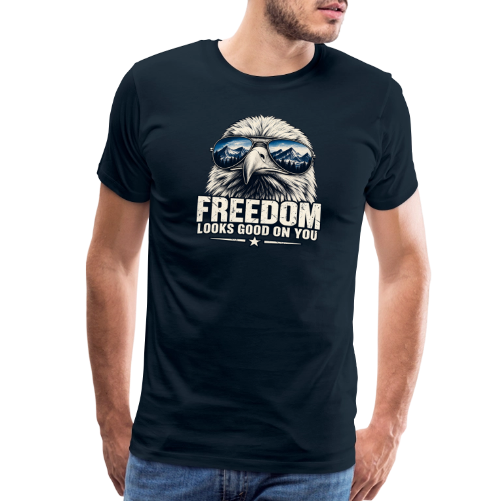 Freedom Looks Good on You Premium T-Shirt - deep navy