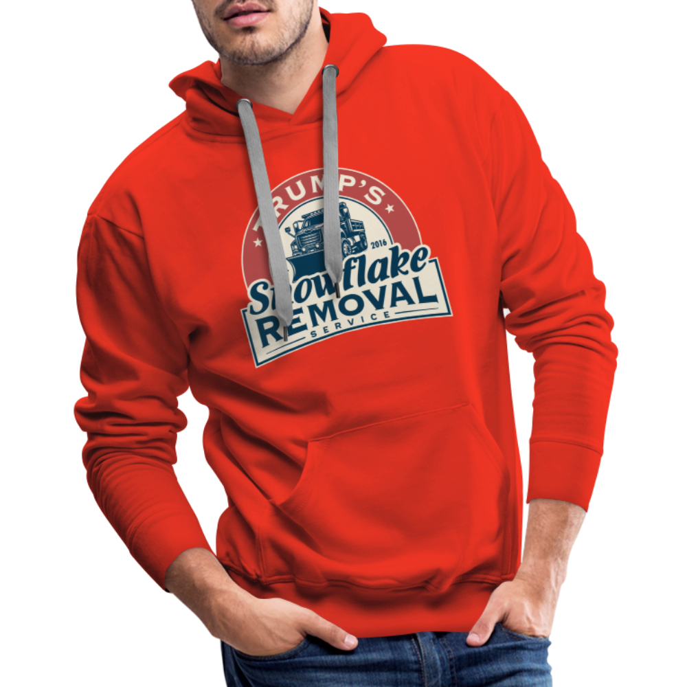 Trump's Snowflake Removal Service Men’s Premium Hoodie - red