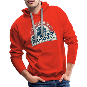 Trump's Snowflake Removal Service Men’s Premium Hoodie - red