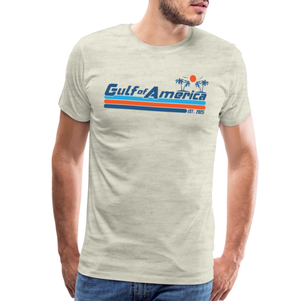 Gulf of America Men's Premium T-Shirt - heather oatmeal