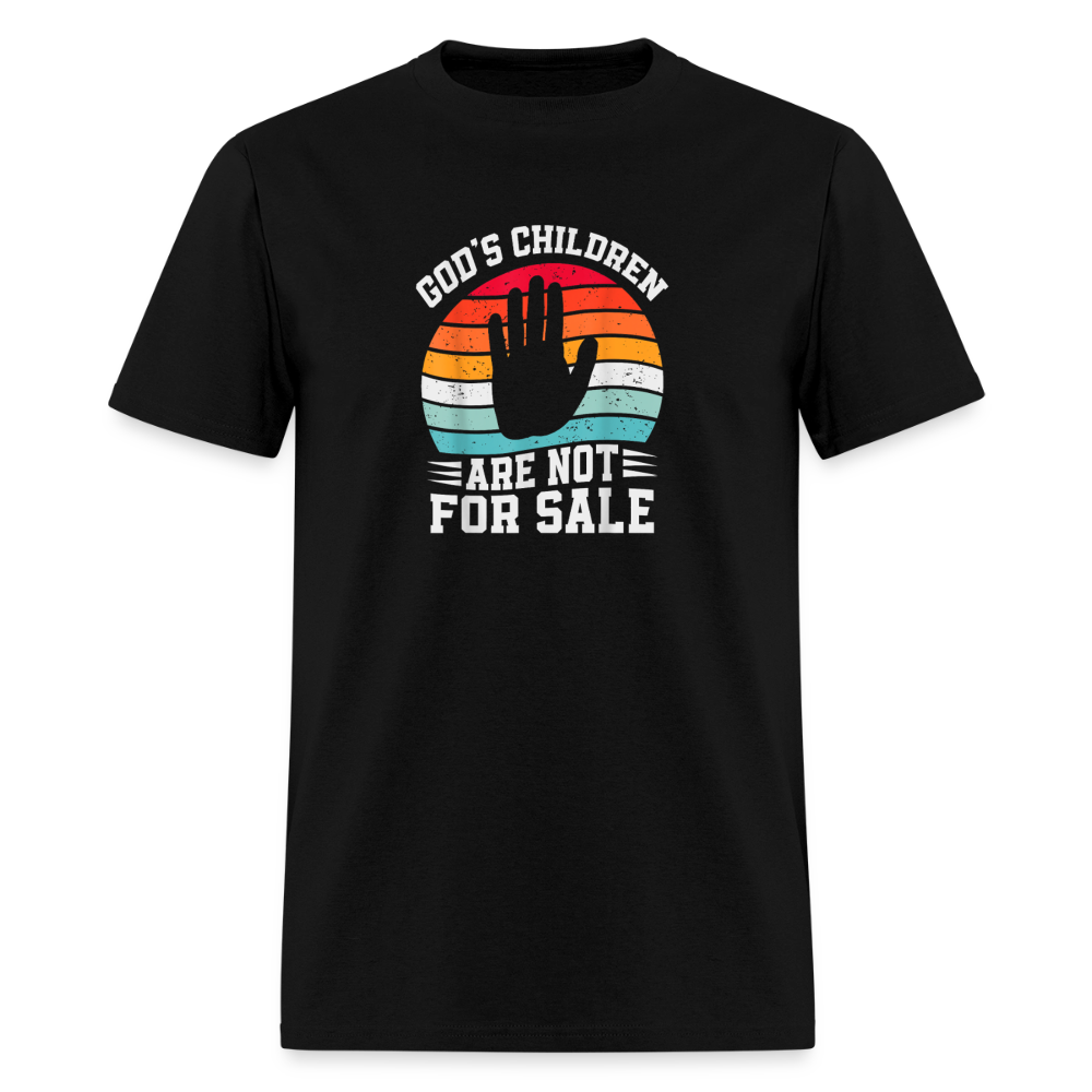 God's Children Are Not For Sale Classic T-Shirt - black