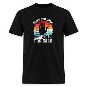 God's Children Are Not For Sale Classic T-Shirt - black