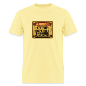 May Offend Obedient People Men's T-Shirt - cornsilk