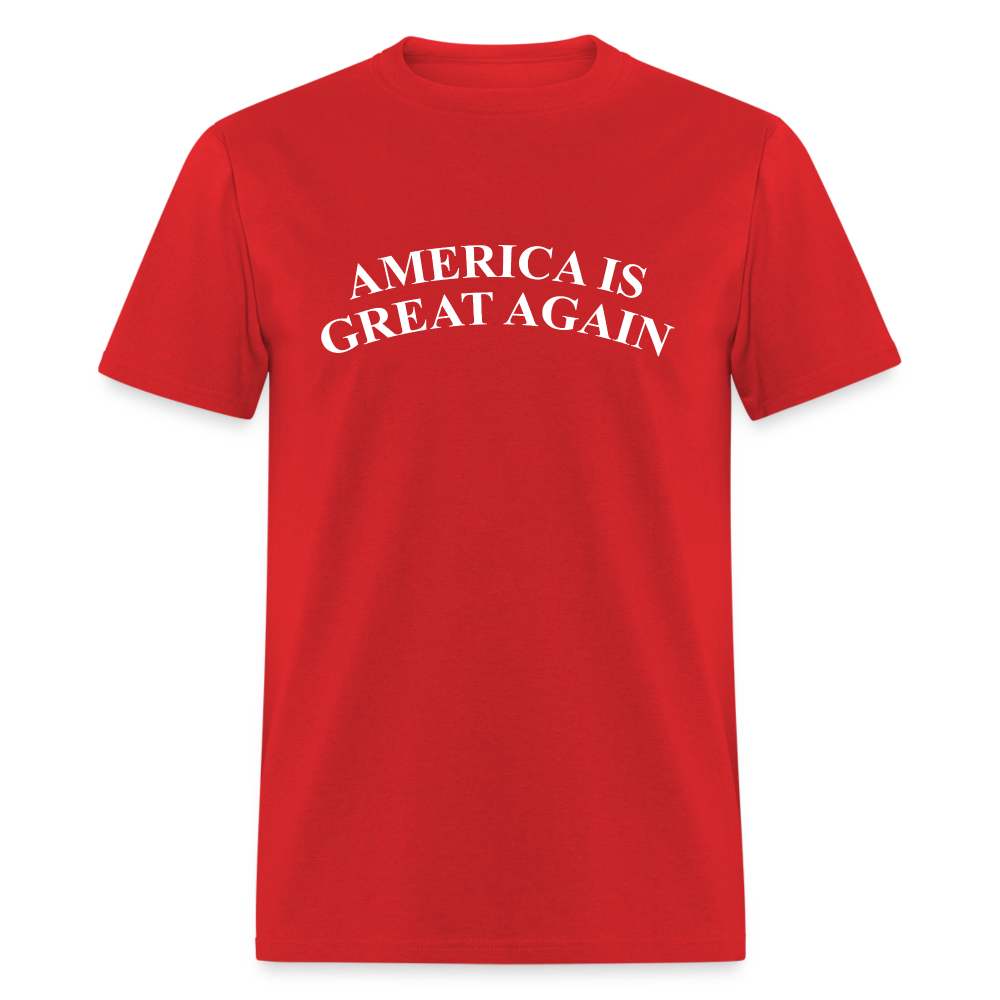 America Is Great Again Unisex Classic T-Shirt - red