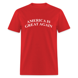 America Is Great Again Unisex Classic T-Shirt - red