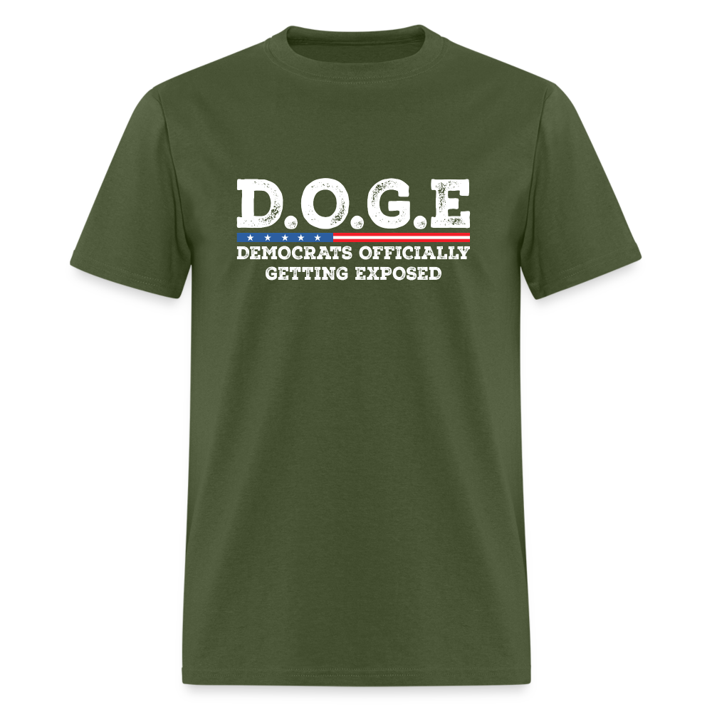 D.O.G.E Democrats Officially Getting Exposed Unisex Classic T-Shirt - military green