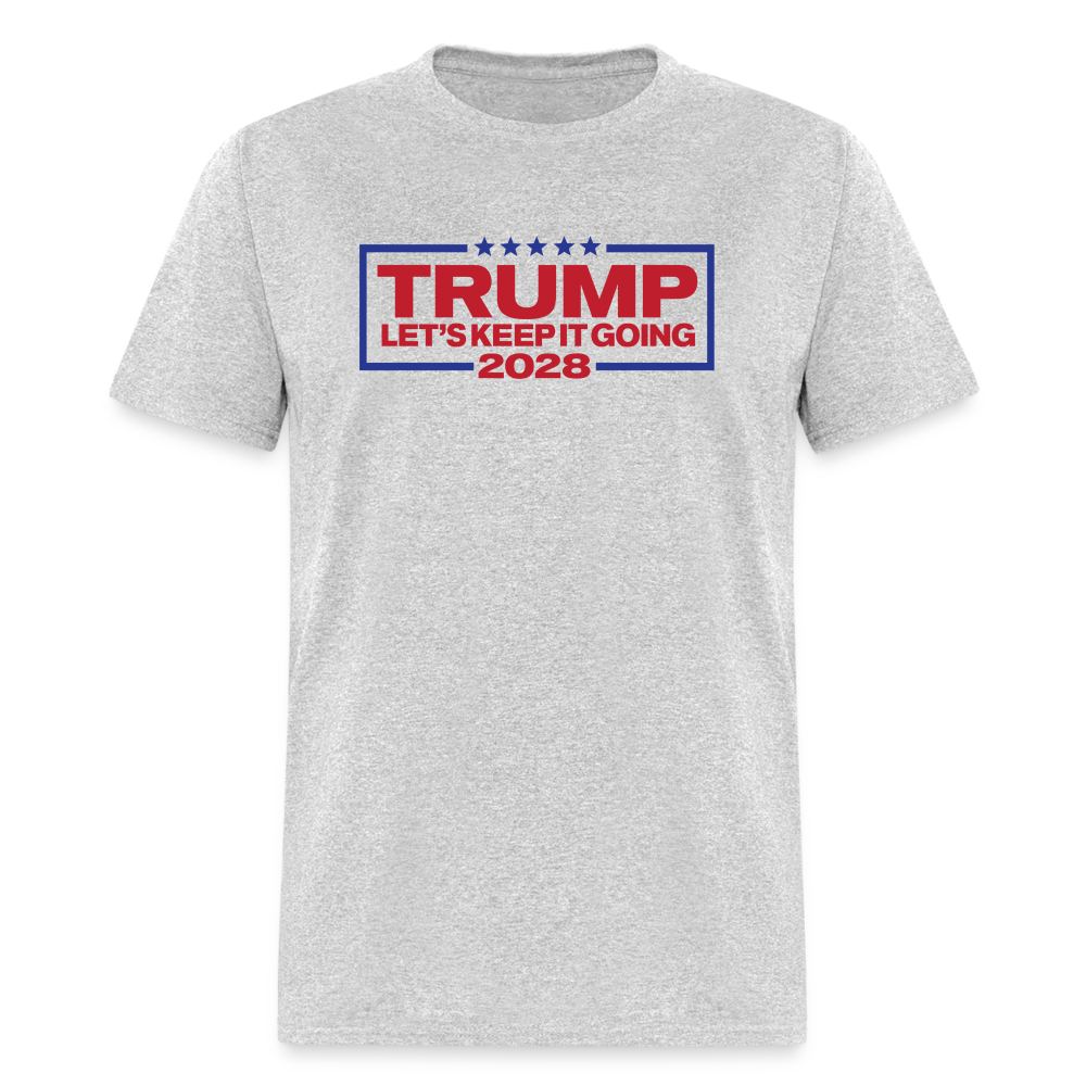 Trump For President 2028 Funny Classic T-Shirt - heather gray