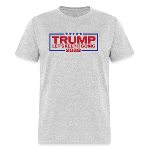 Trump For President 2028 Funny Classic T-Shirt - heather gray