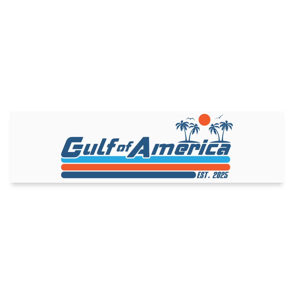 Gulf of America Sticker - white matte