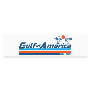 Gulf of America Sticker - white matte