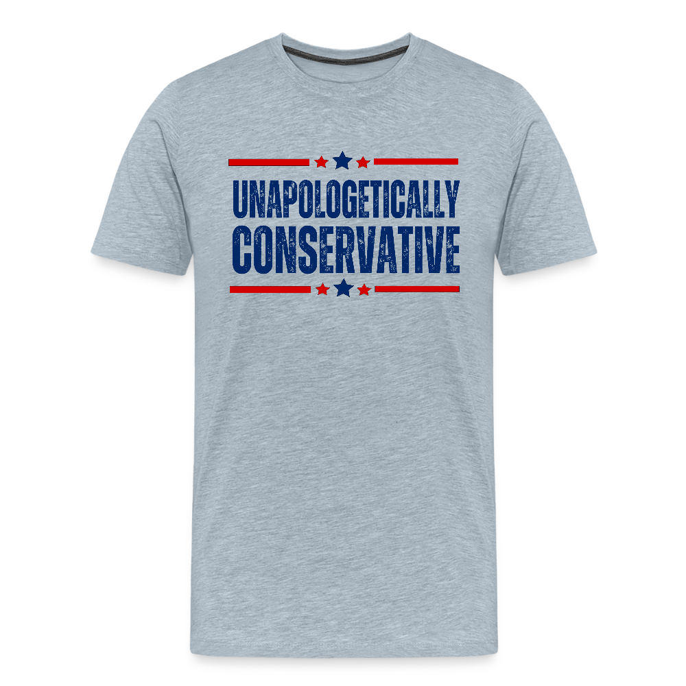 Unapologetically Conservative Men's Premium T-Shirt - heather ice blue