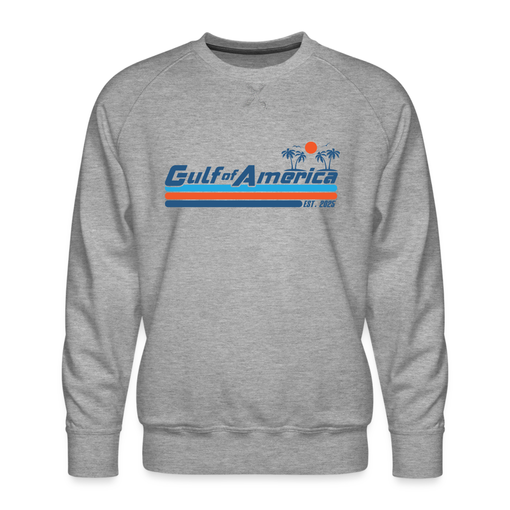 Gulf of America Men’s Premium Sweatshirt - heather grey