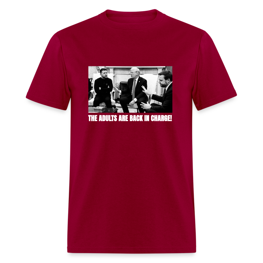 The Adults Are Back In Charge Unisex Classic T-Shirt - dark red