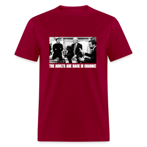 The Adults Are Back In Charge Unisex Classic T-Shirt - dark red