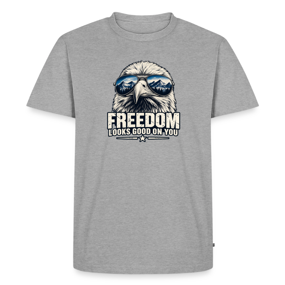 Freedom Looks Good on You Premium T-Shirt - heather grey